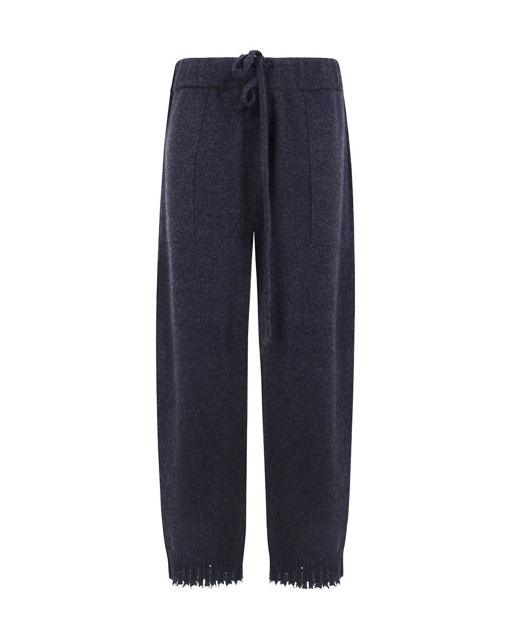 Uma Wang Blue Elastic Waist Casual Pants
