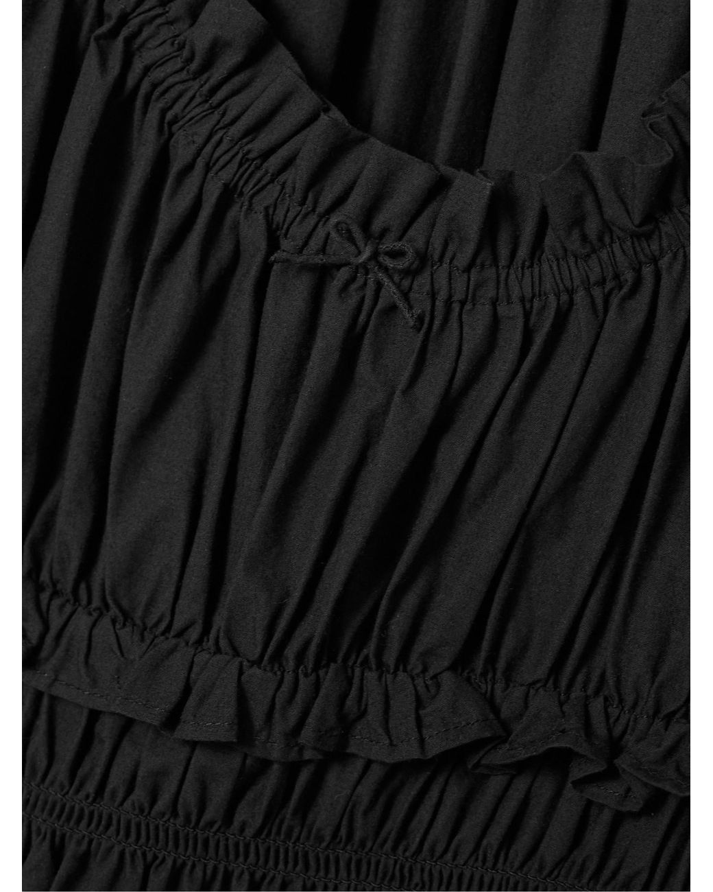 Doen Black Short Sleeve Dress