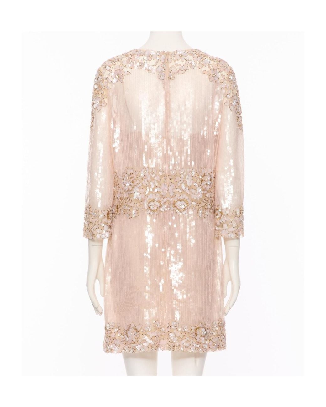 Valentino Pink Tulle Embroidered Short Skirt