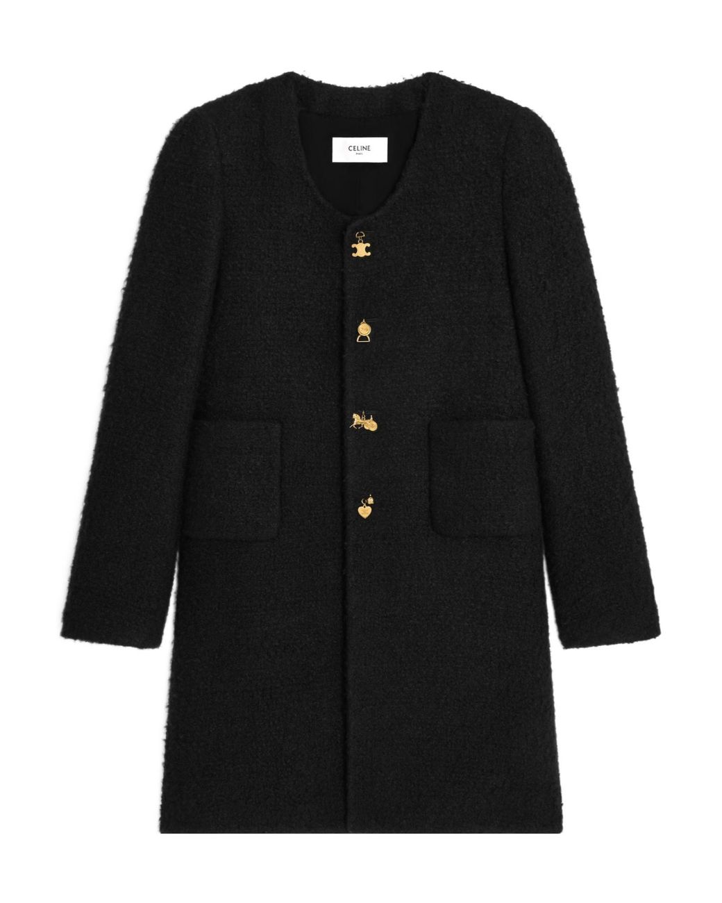 Céline Black Maggie Coat