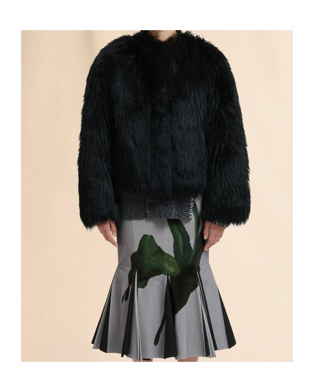 Marni Black Shearling Jacket