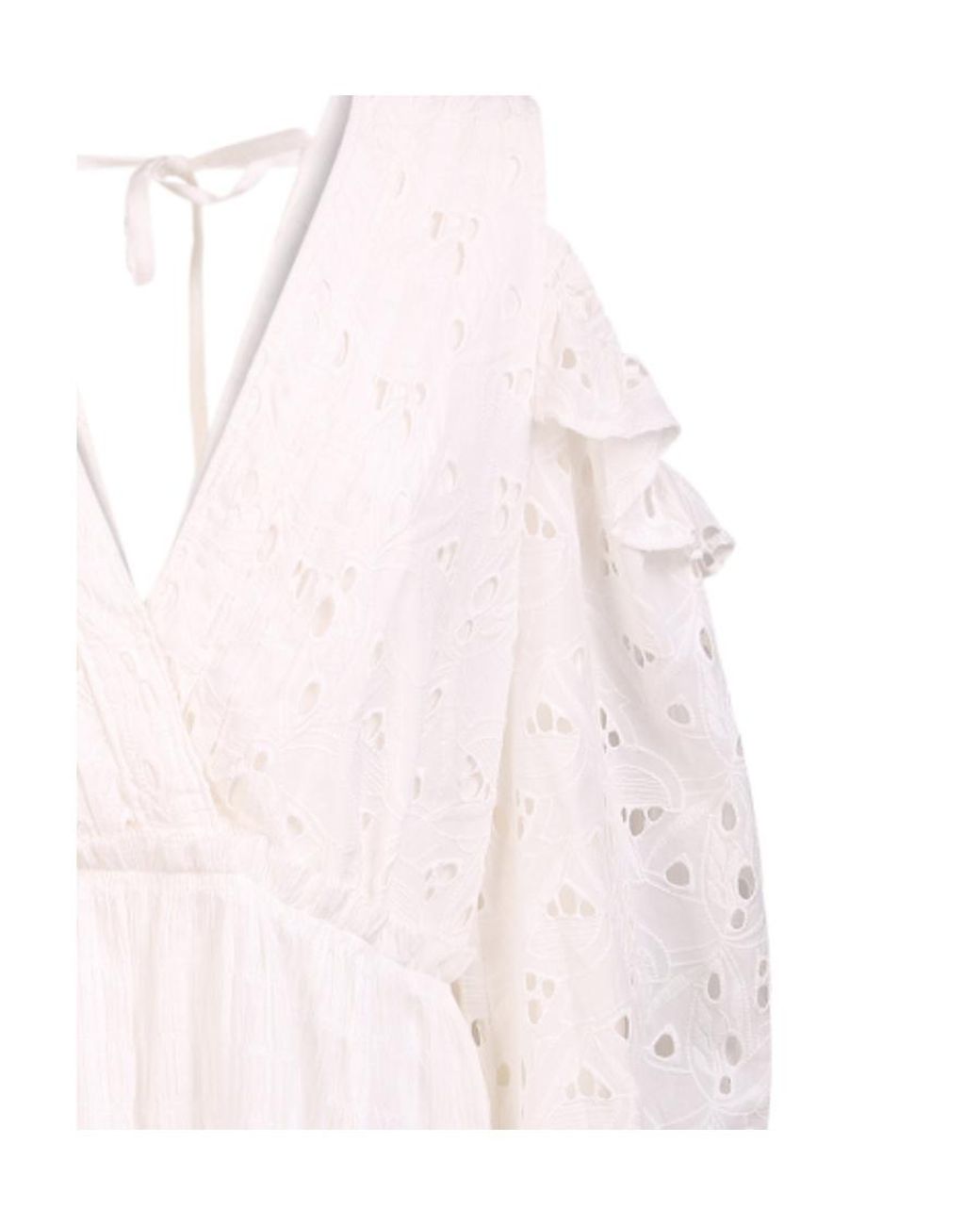 IRO Pink Cold-Shoulder Cut-Out Floral Dress