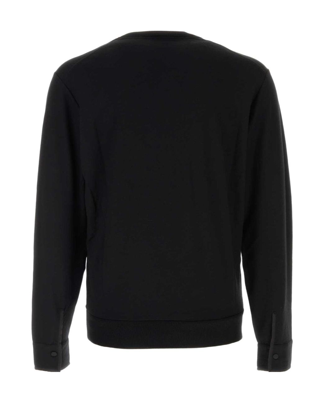 Tom Ford Black Zip Henley Sweater for men