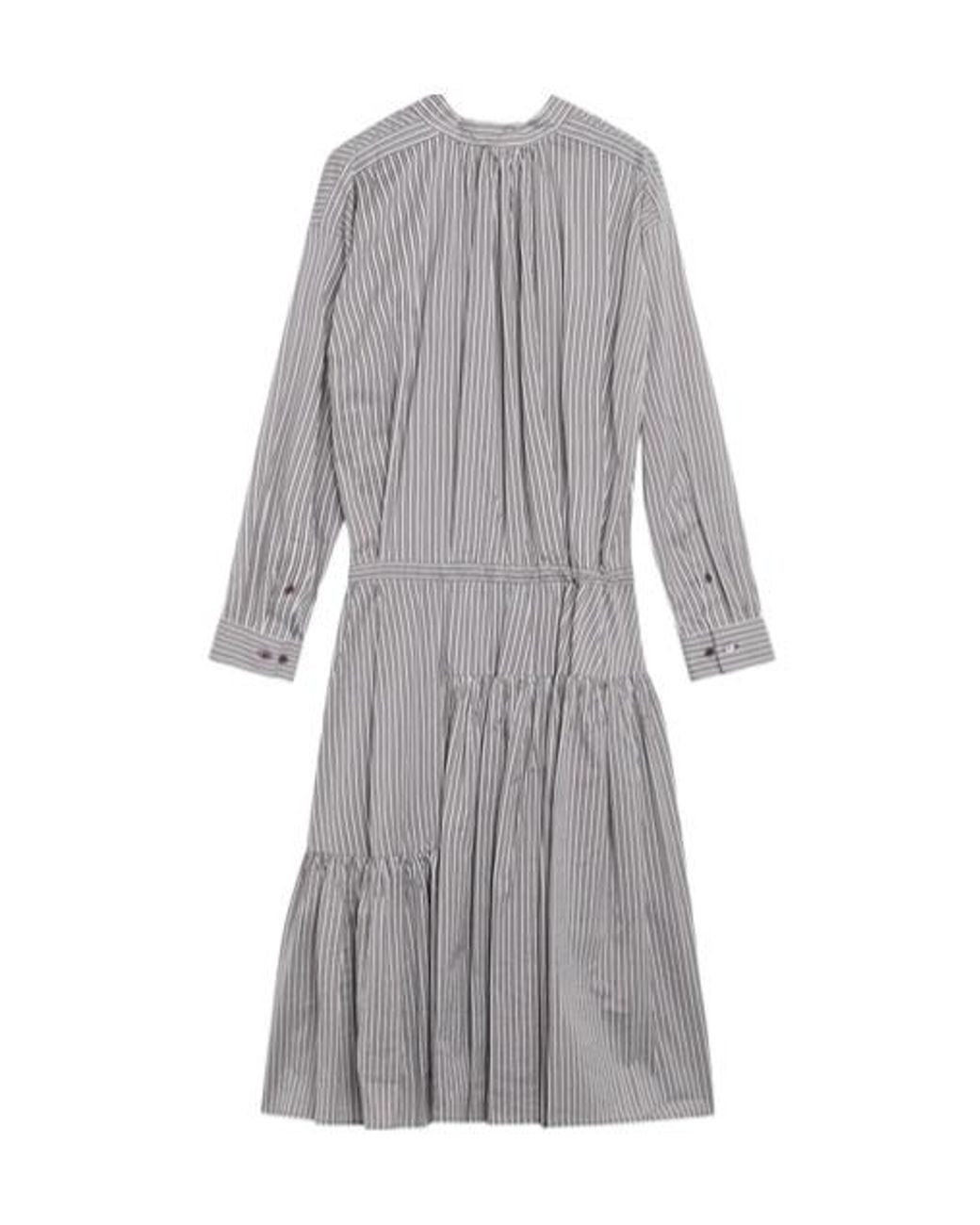 Dries Van Noten Gray Shirt Dress