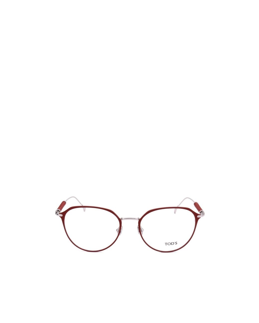 Tod's Metallic Full-Rim Non-Prescription Glasses