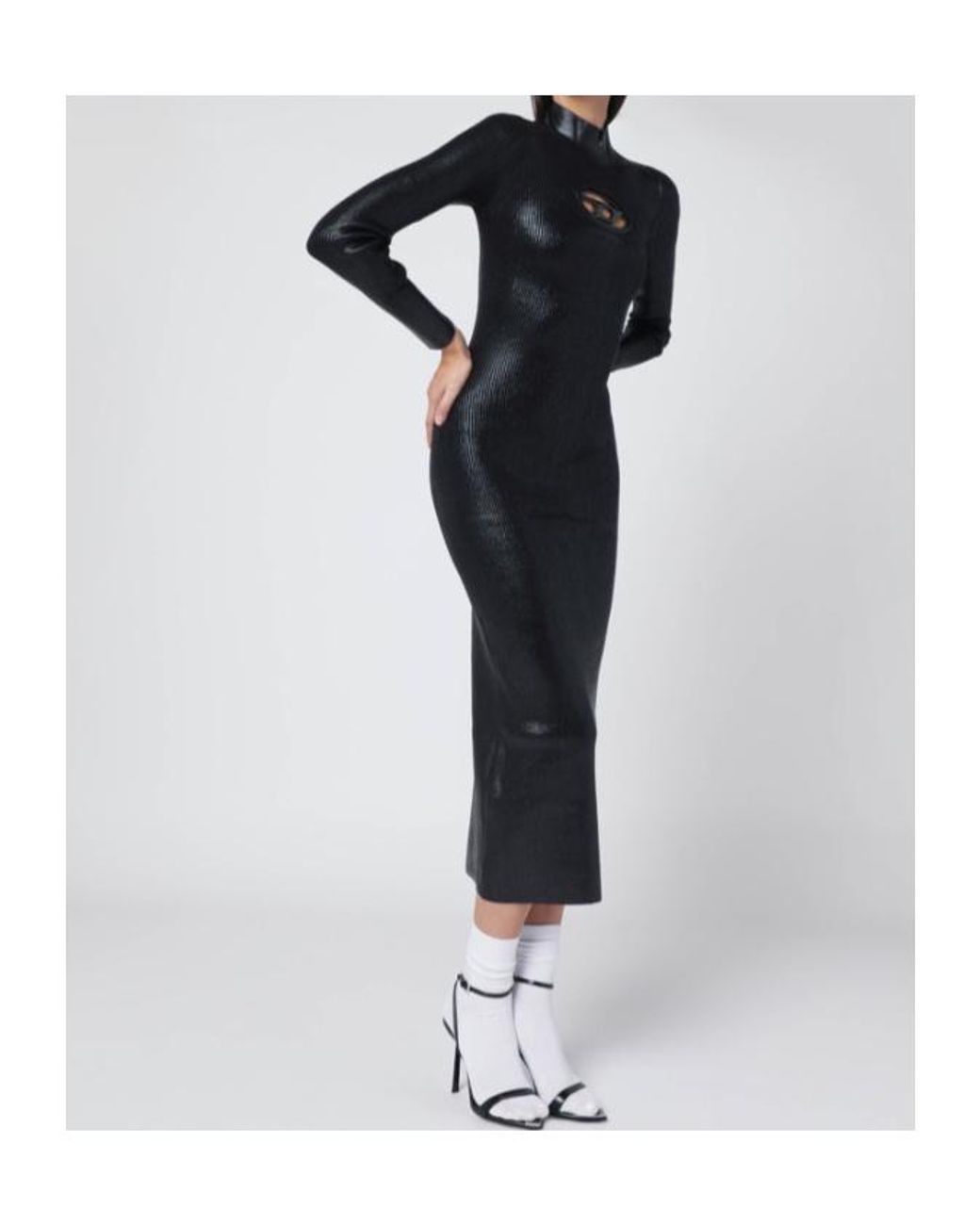 DIESEL Black M-Zary-B High Neck Dress