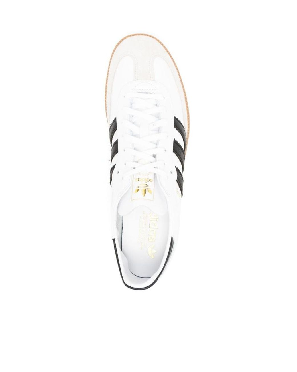 Adidas Originals White Samba Decon Low-Top Sneakers for men