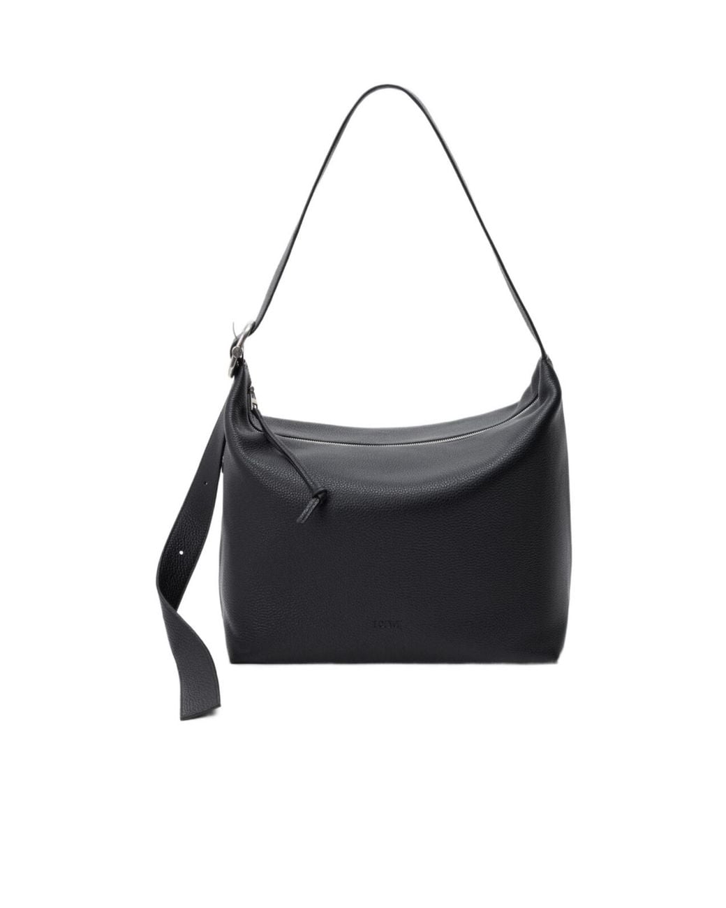 Loewe Black Large Loop Hobo Bag for men