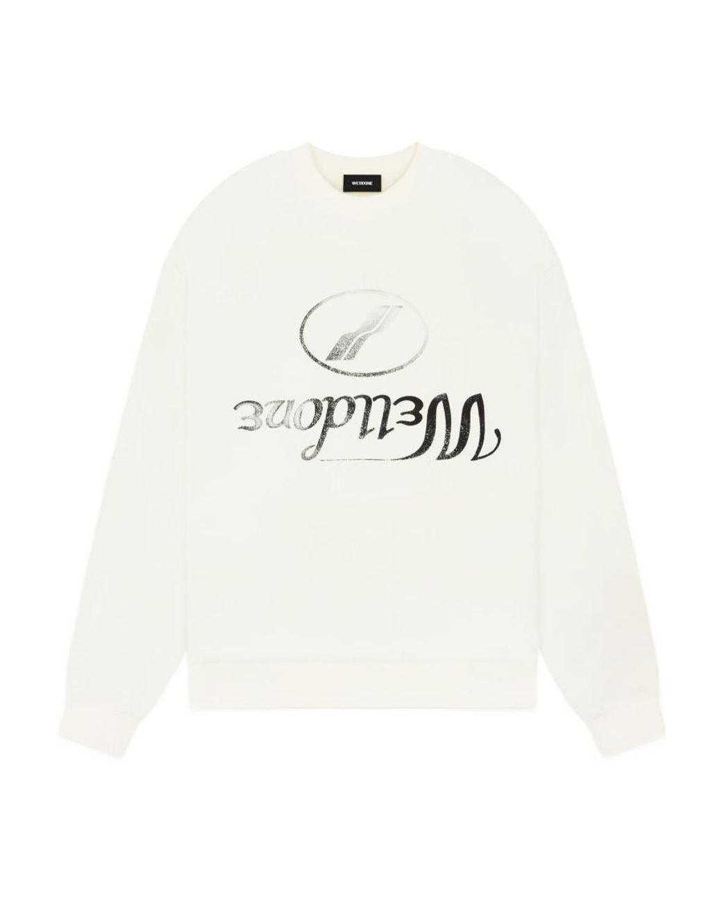 we11done White Logo Hoodie for men