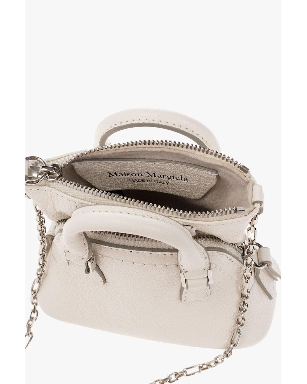 Maison Margiela Natural 5Ac Classique Baby Zipped Shoulder Bag