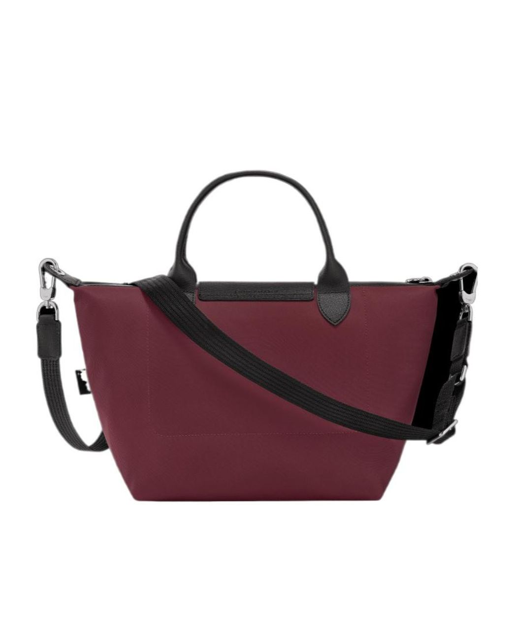 Longchamp Purple Zip-Top Shoulder Bag