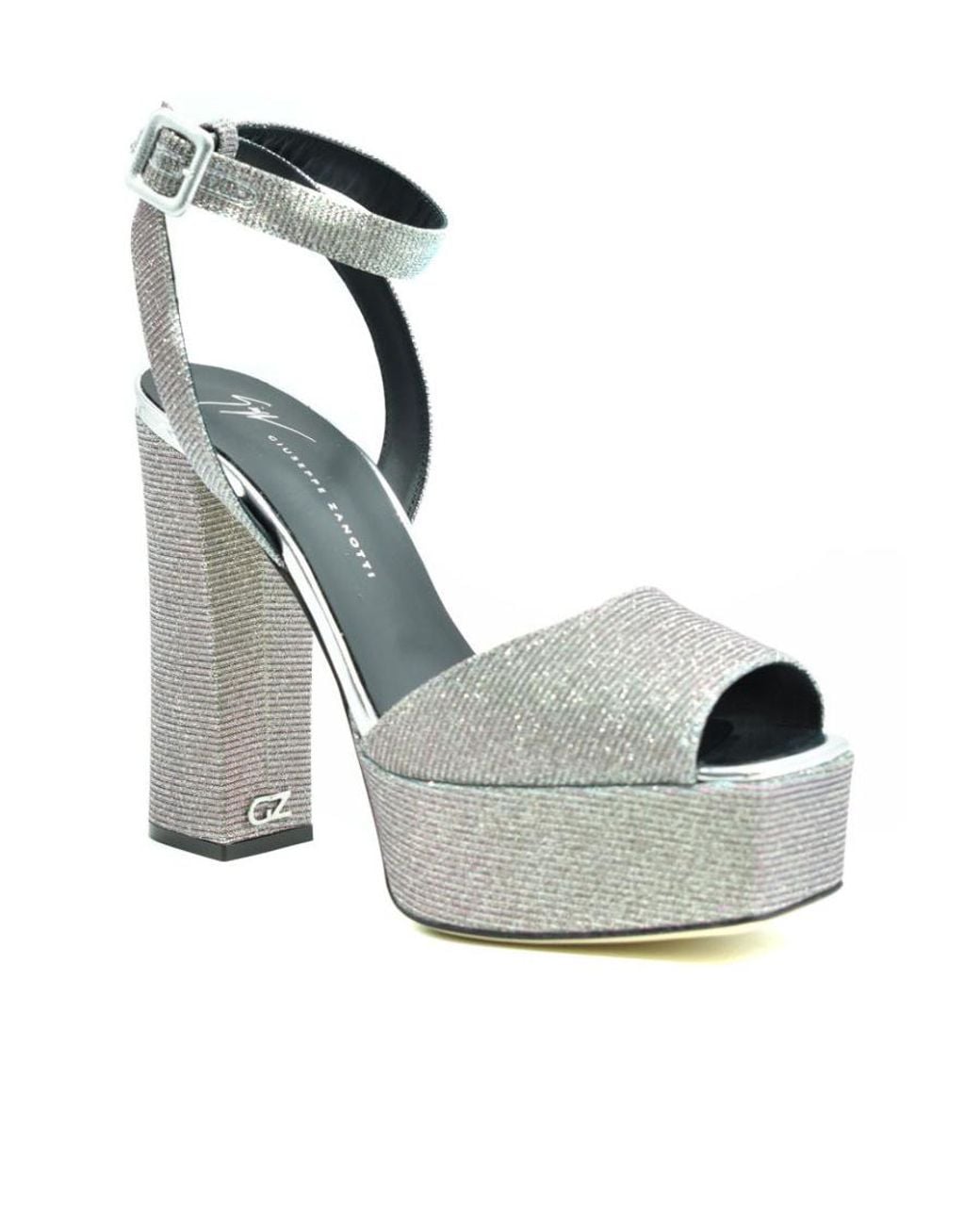 Giuseppe Zanotti Gray High Heel Sandals