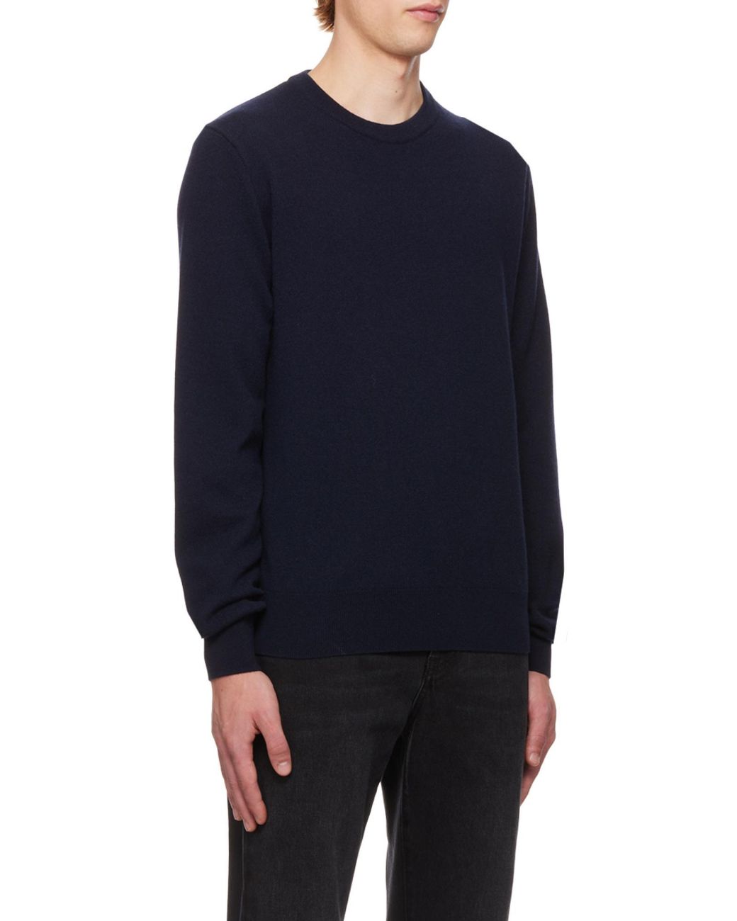 The Row Blue Crewneck Knitted Jumper for men