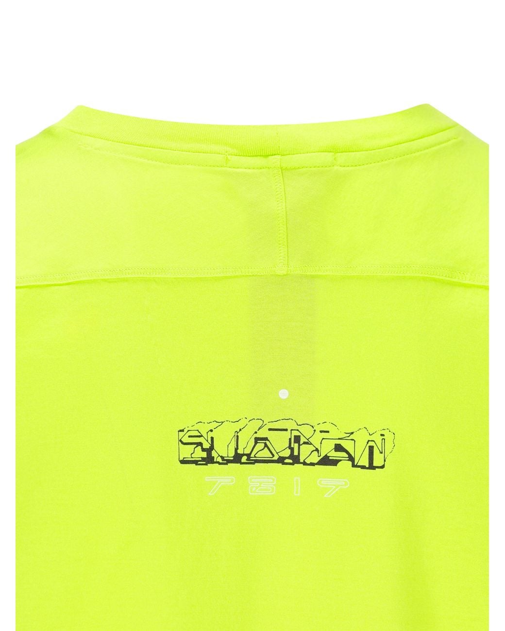 Stone Island Yellow Shadow Project Short-Sleeved Crewneck T-Shirt for men