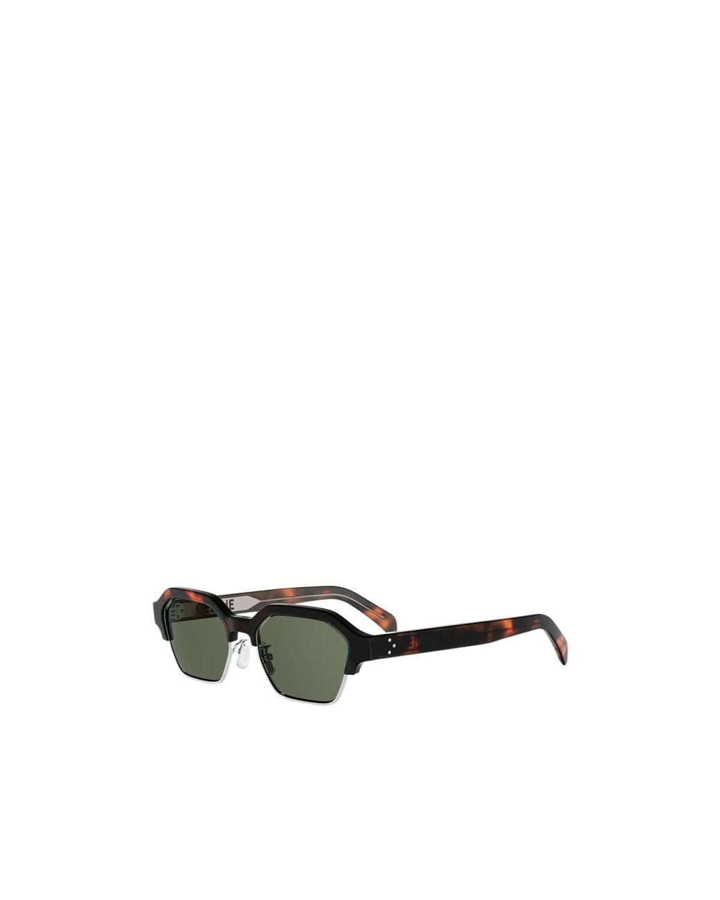 Céline White Full Frame Sunglasses for men