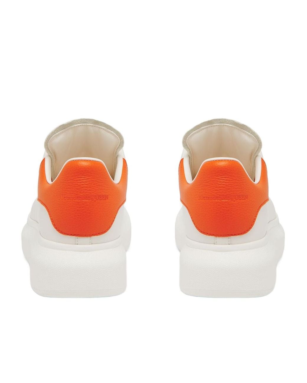 McQueen White Leather Oversized Sneakers for men