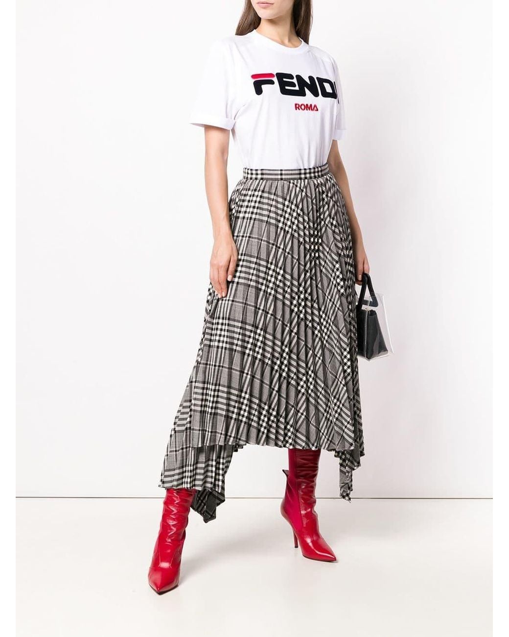 Fendi White X Fila Mania Limited Edition Short-Sleeve T-Shirt