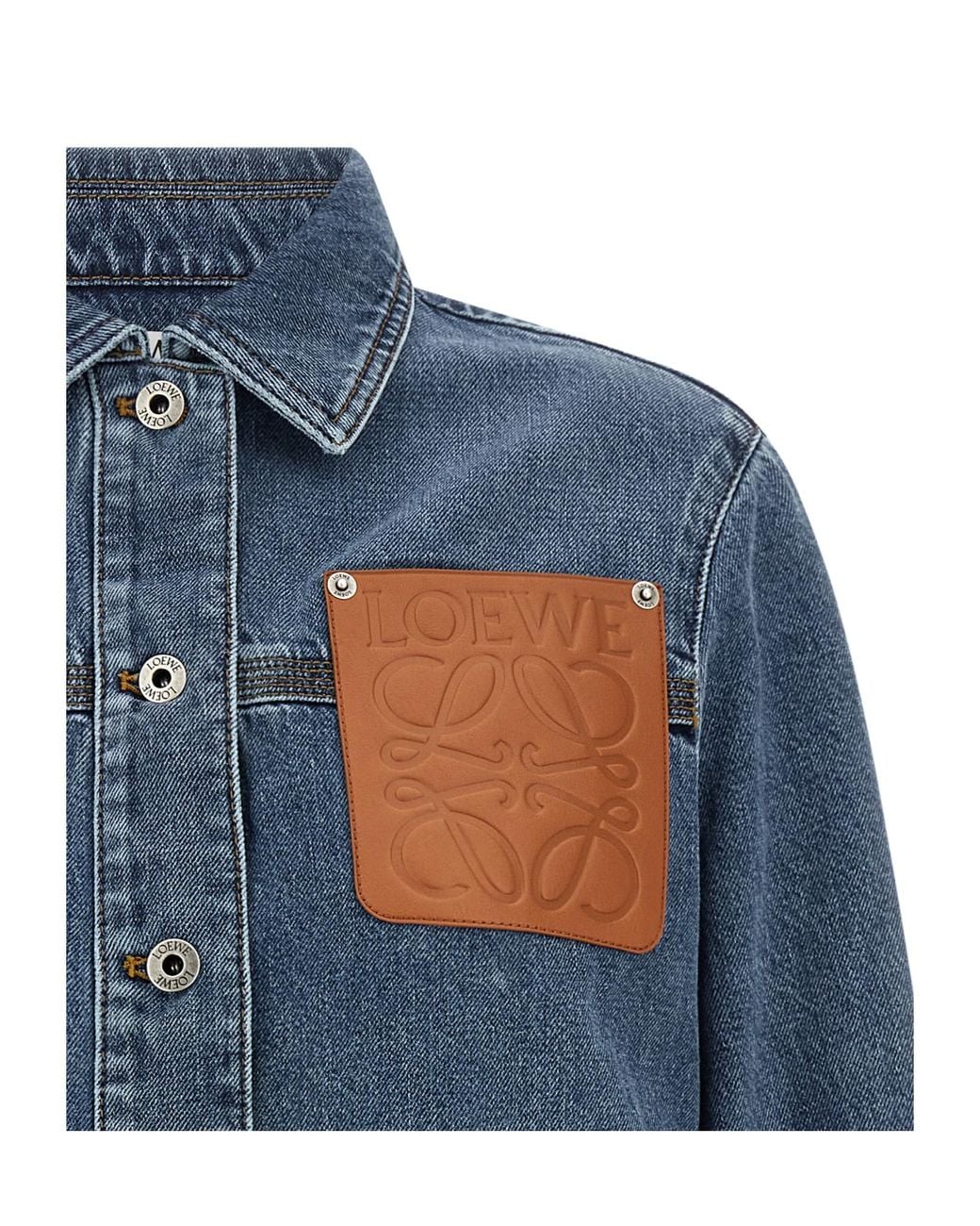 Loewe Blue Workwear Jacket