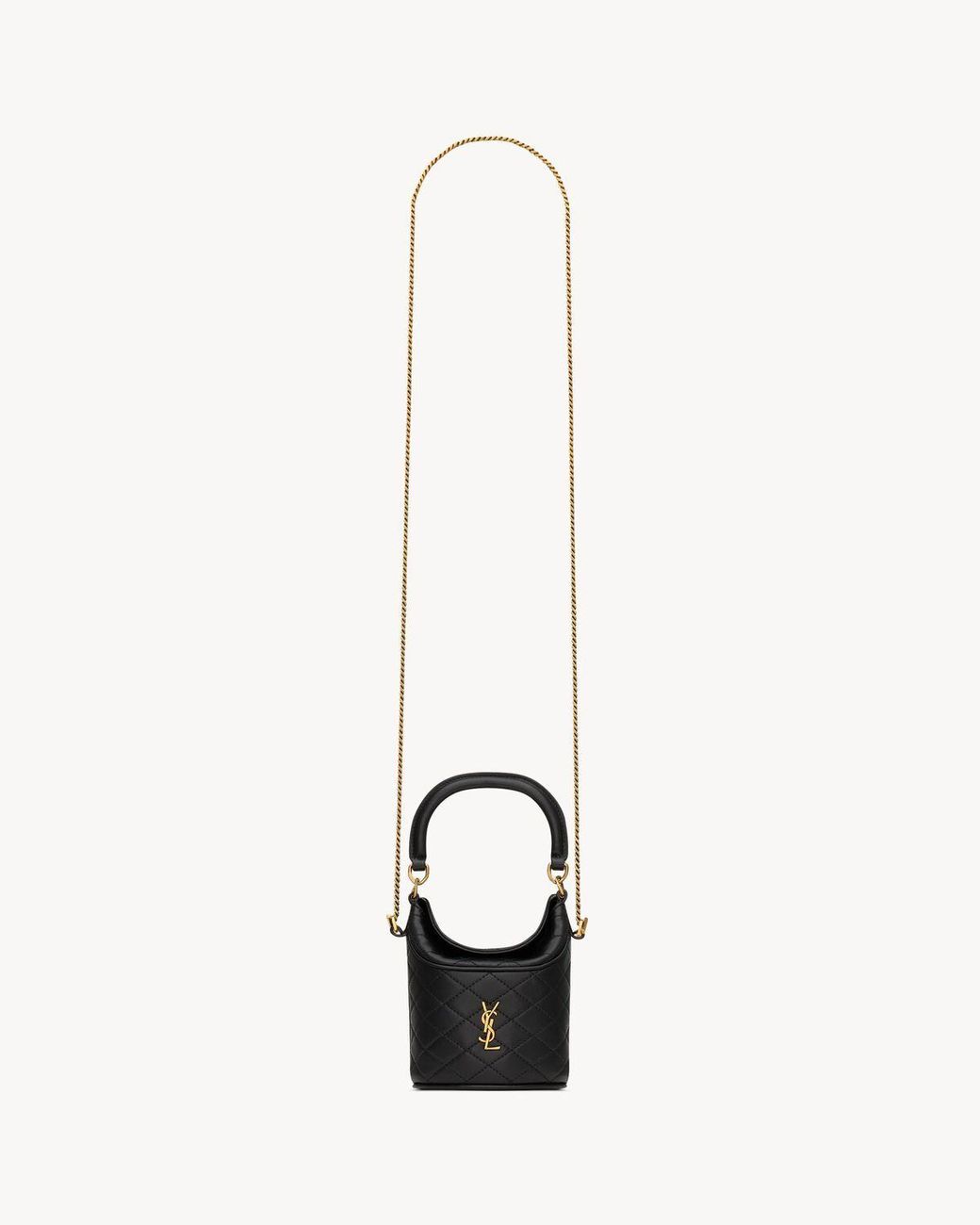Saint Laurent Black Gaby Mini Bucket