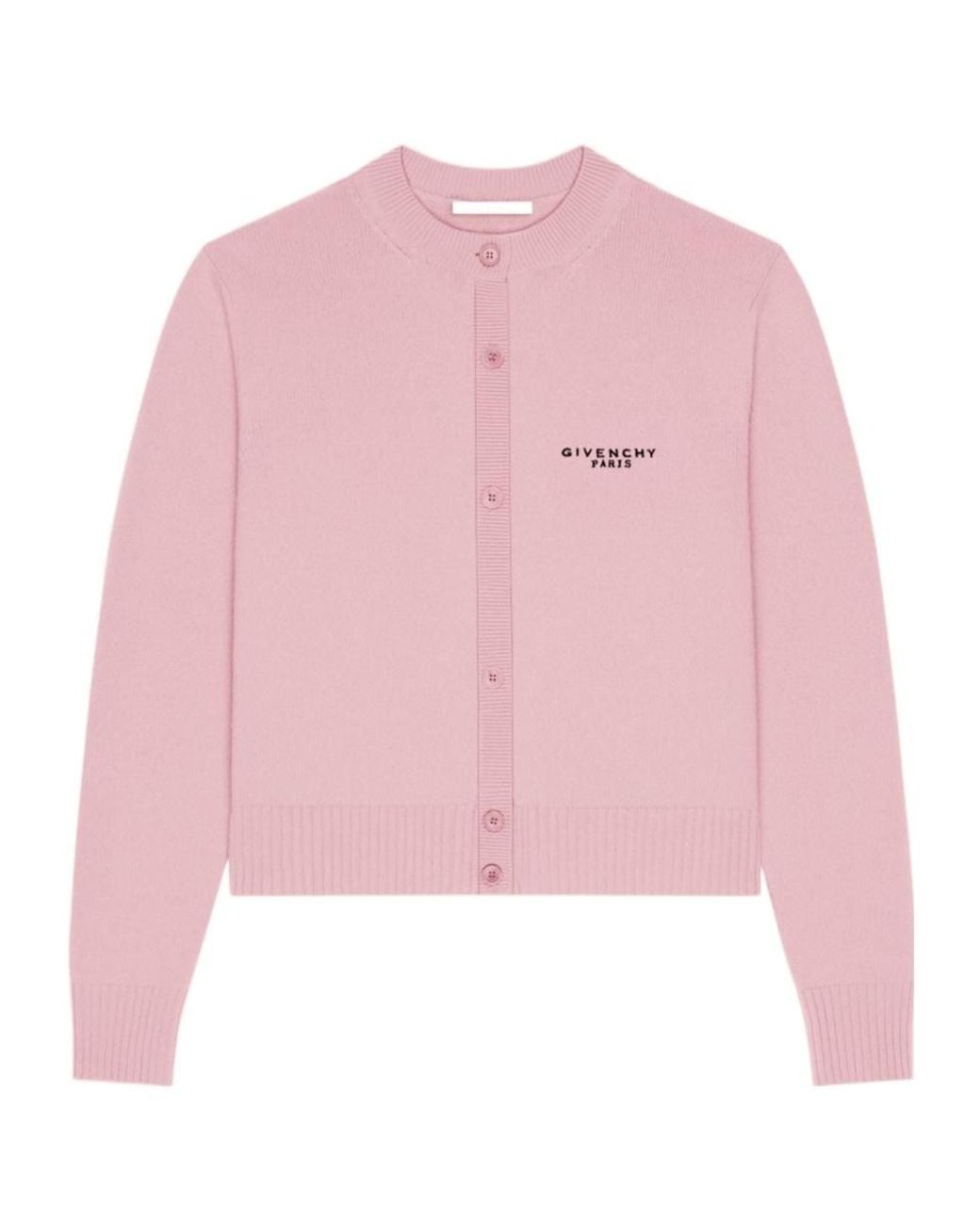 Givenchy Pink Cropped Cardigan