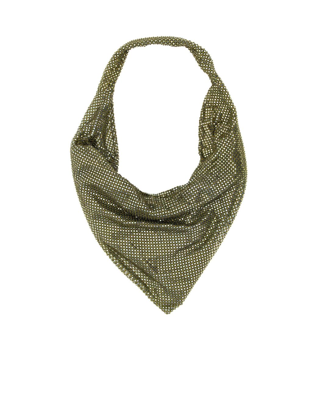 Benedetta Bruzziches Green Ursula Rhinestone-Mesh Shoulder Bag