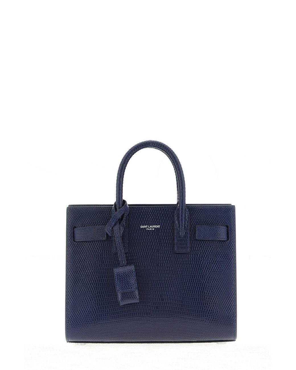 Saint Laurent Blue Nano Sac De Jour Handbag