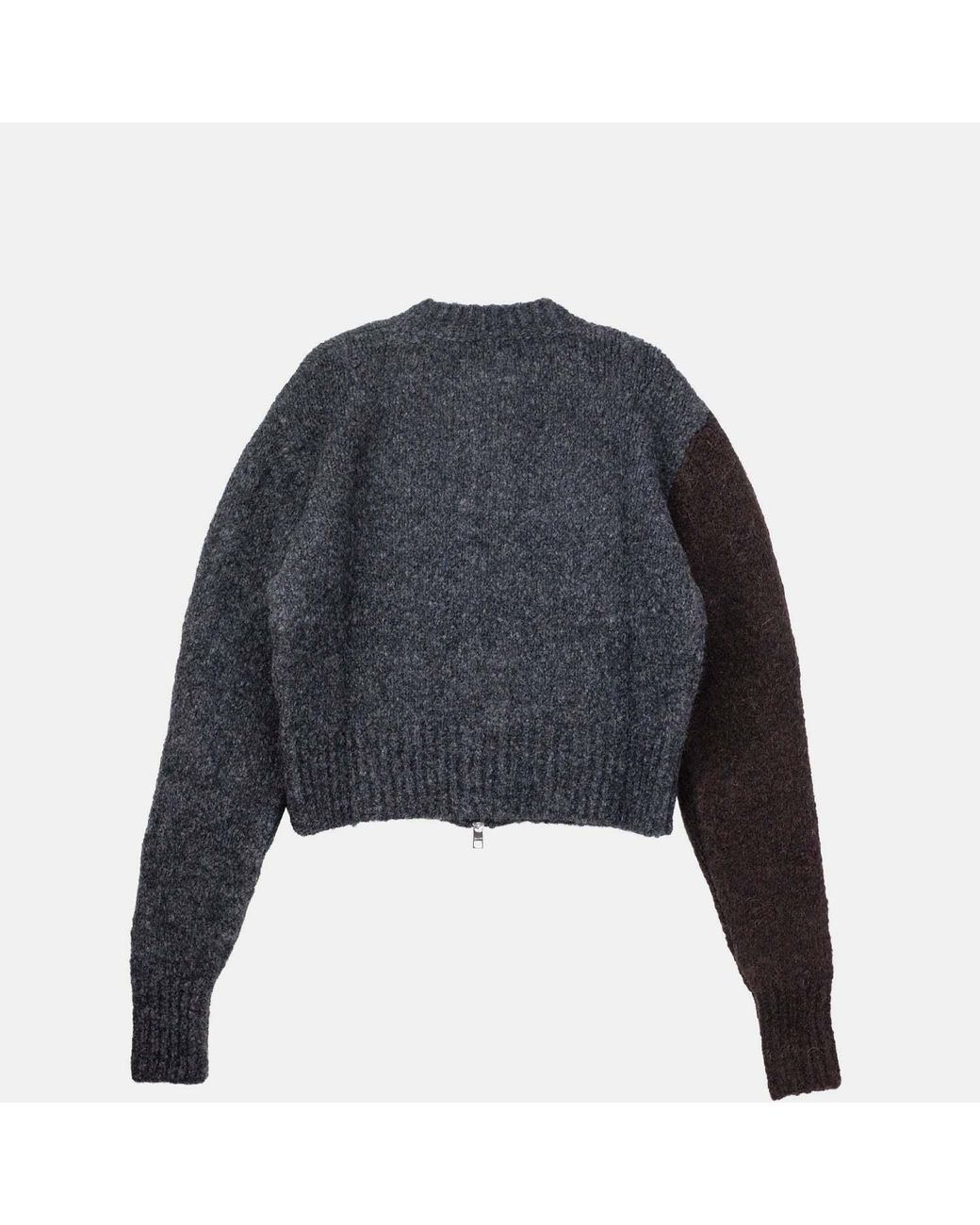 Paloma Wool Blue Long-Sleeve Cropped Knit Top
