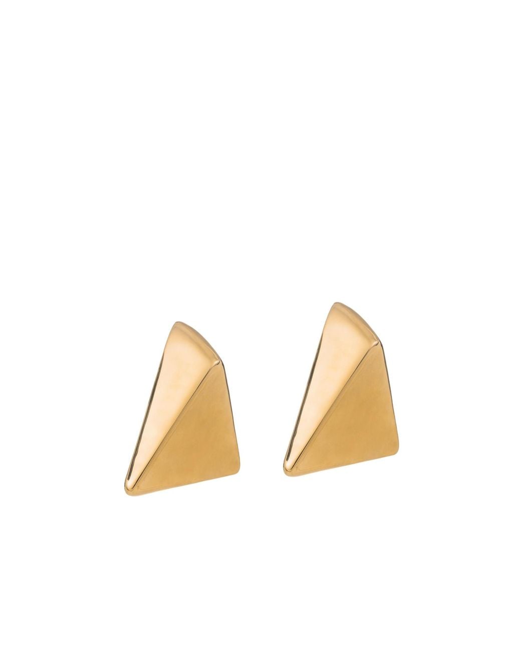 FEDERICA TOSI Metallic Geometric Stud Earrings