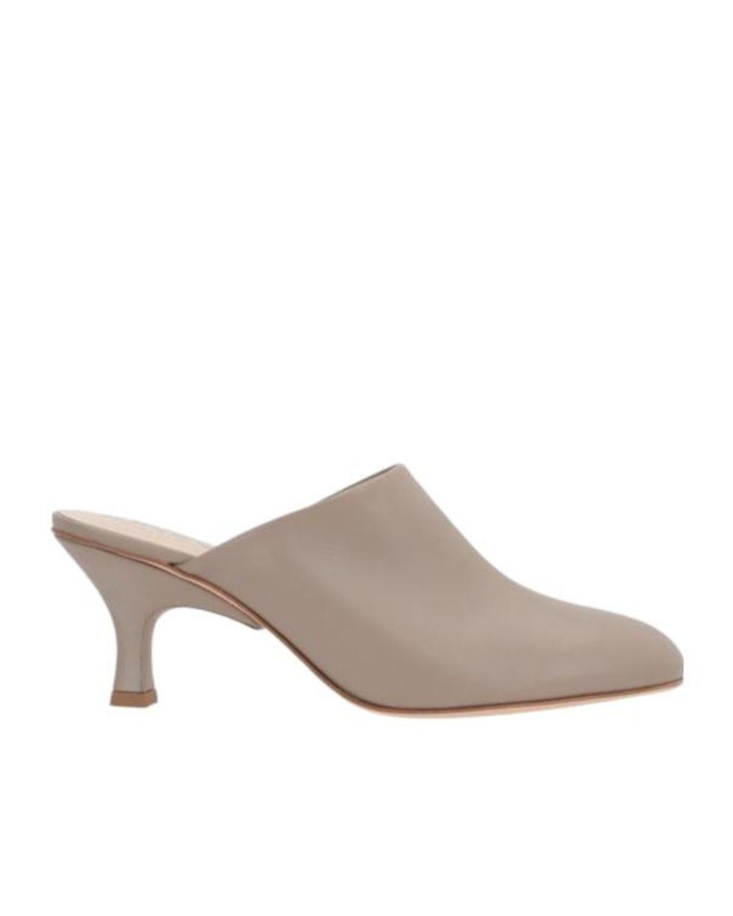 Tod's Brown Mid Heel Slip-On Mules