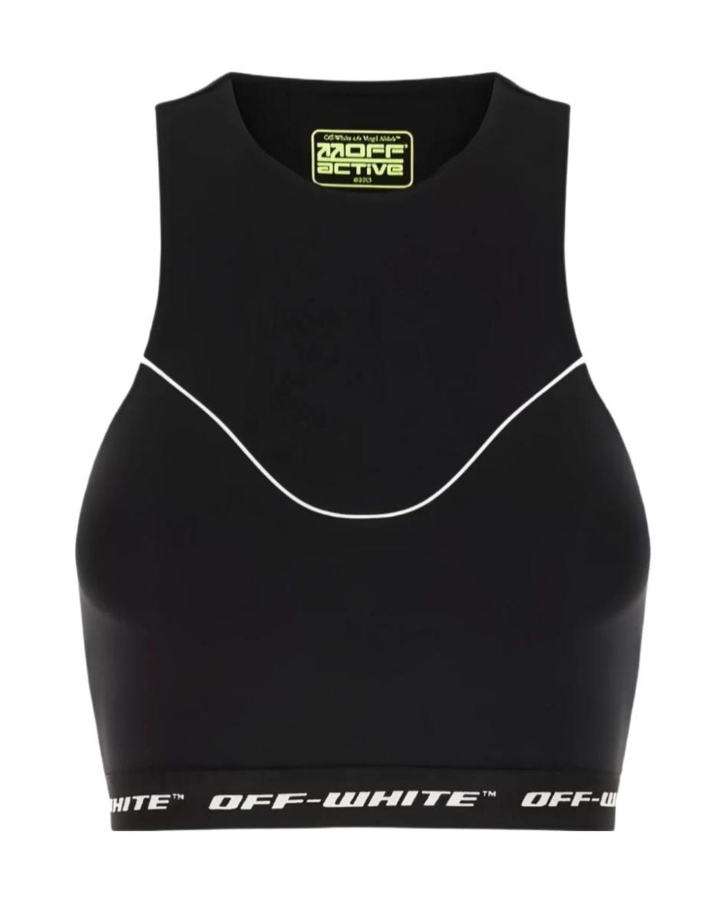 Off-White c/o Virgil Abloh Black Crop Top