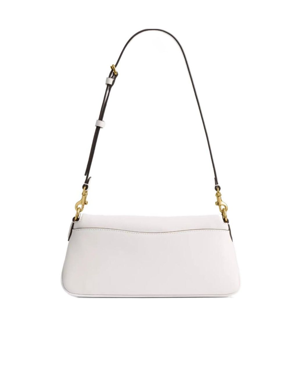 COACH White Jet Logo Shoulder Bag