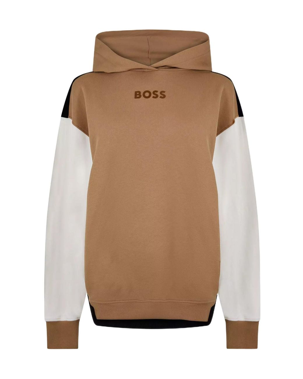 Boss Brown Econy Block Hoodie
