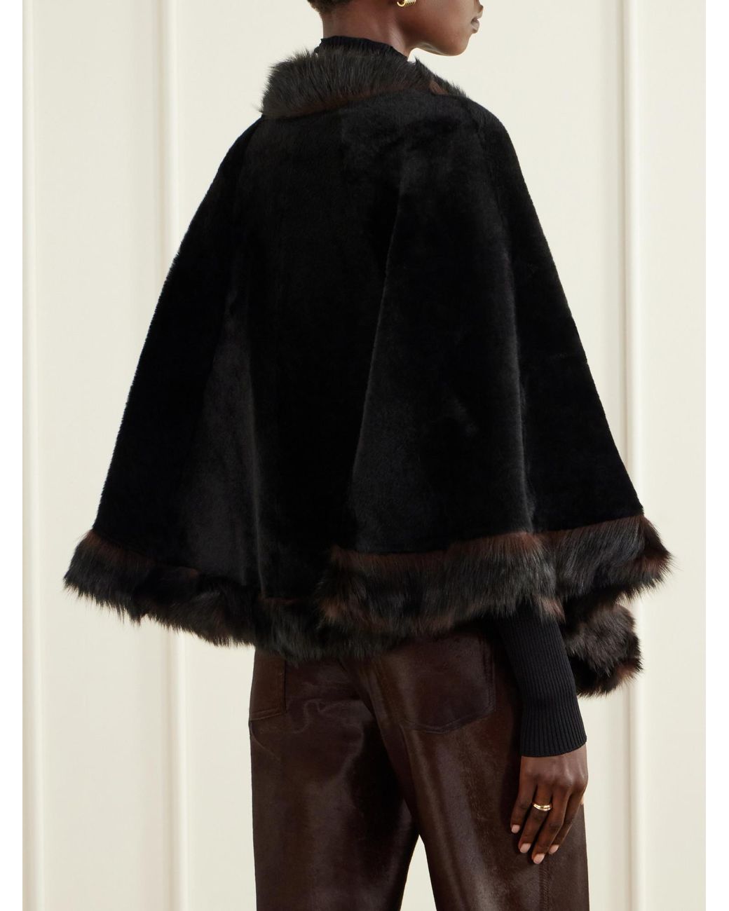 Nour Hammour Blue Simple Wool Shawl