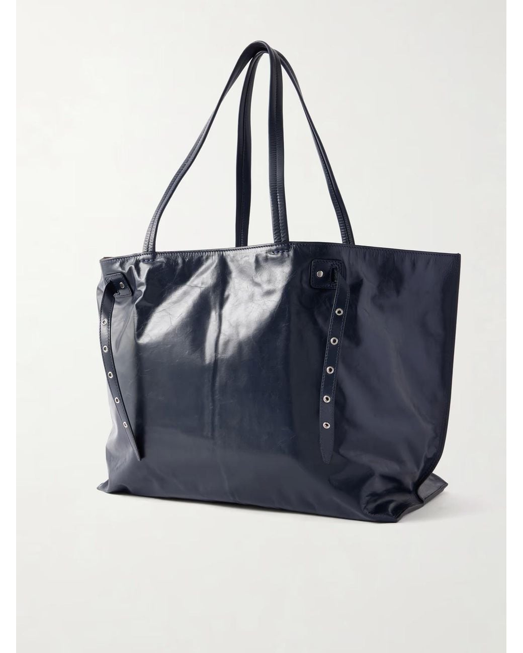 Proenza Schouler Blue Leather Large Tote Bag