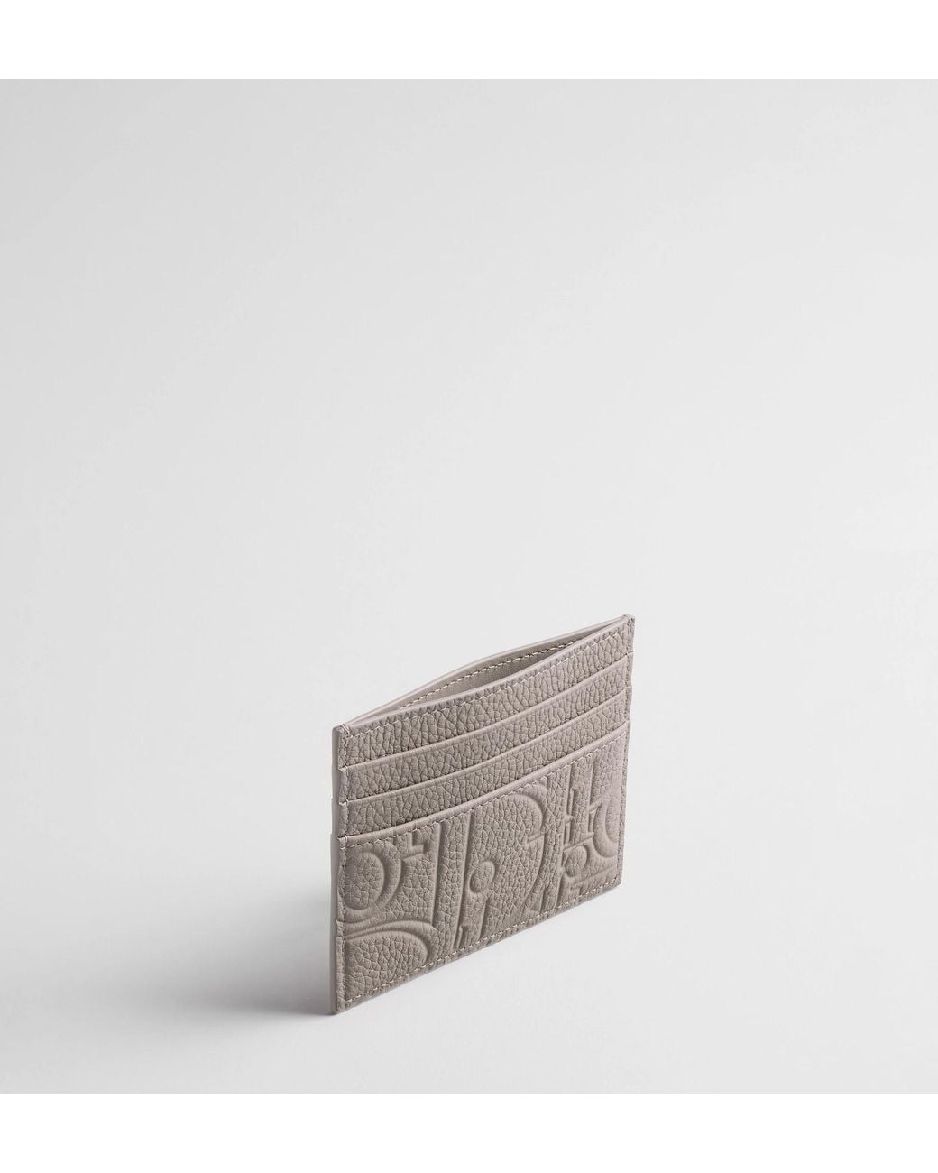 Dior Gray Card Holder for men