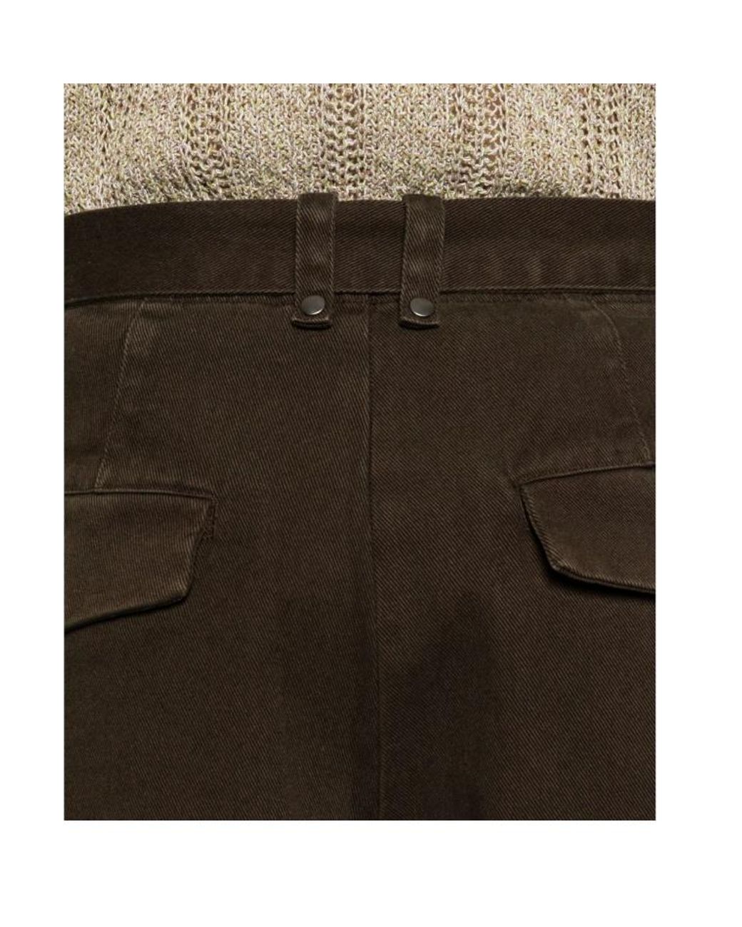 Entire studios Brown Gully Belted Wide-Leg Pants for men