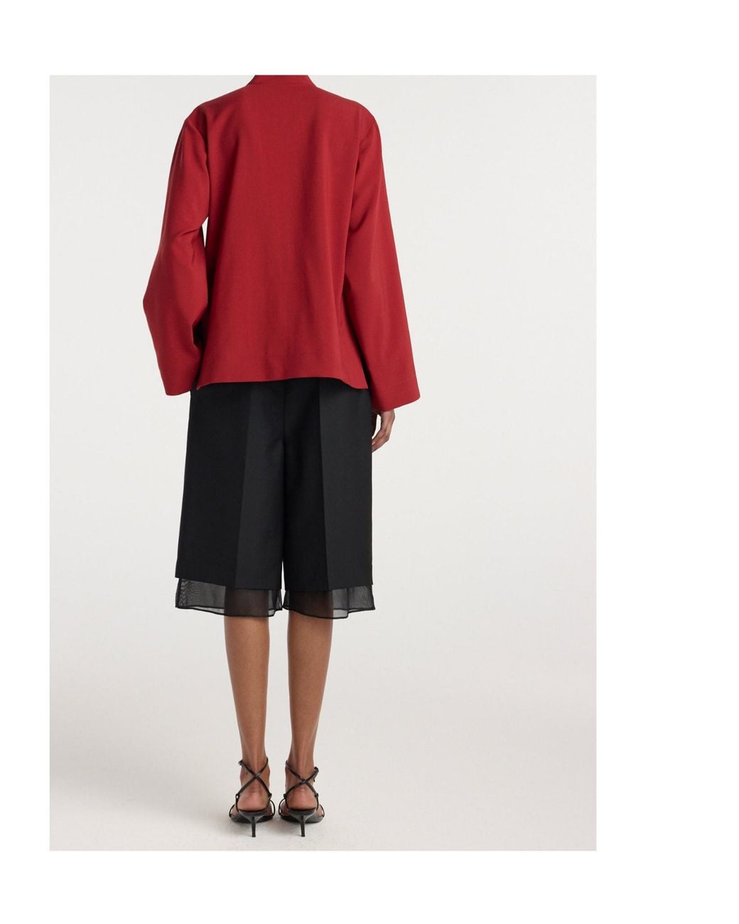 Rohe Red Pankou Closure Jacket