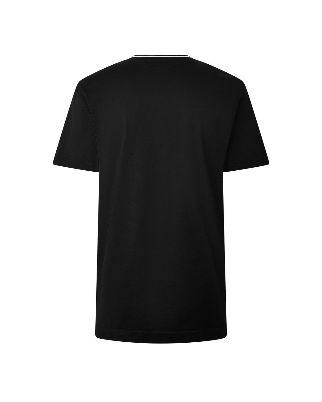 Dolce & Gabbana Black Solid Color T-Shirt for men