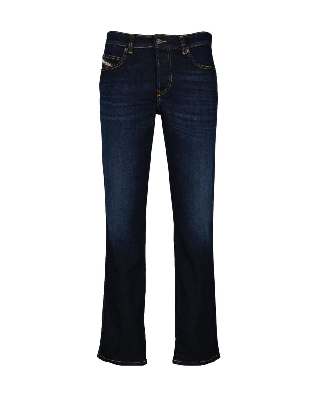 DIESEL Blue Logo Patch Jeans for men