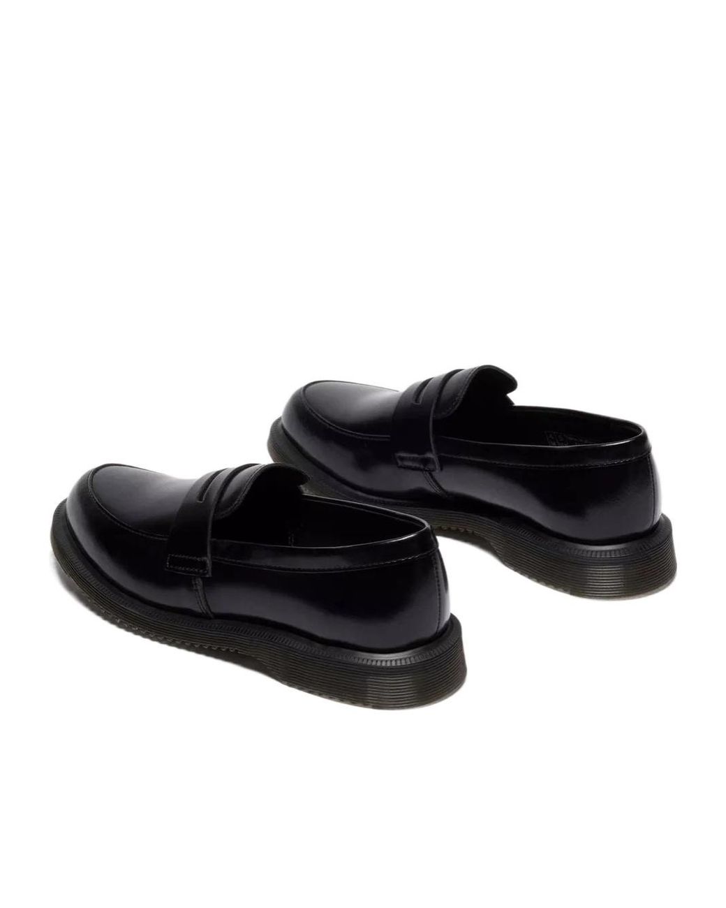 Dr. Martens Black Temara Penny Flat Shoes for men