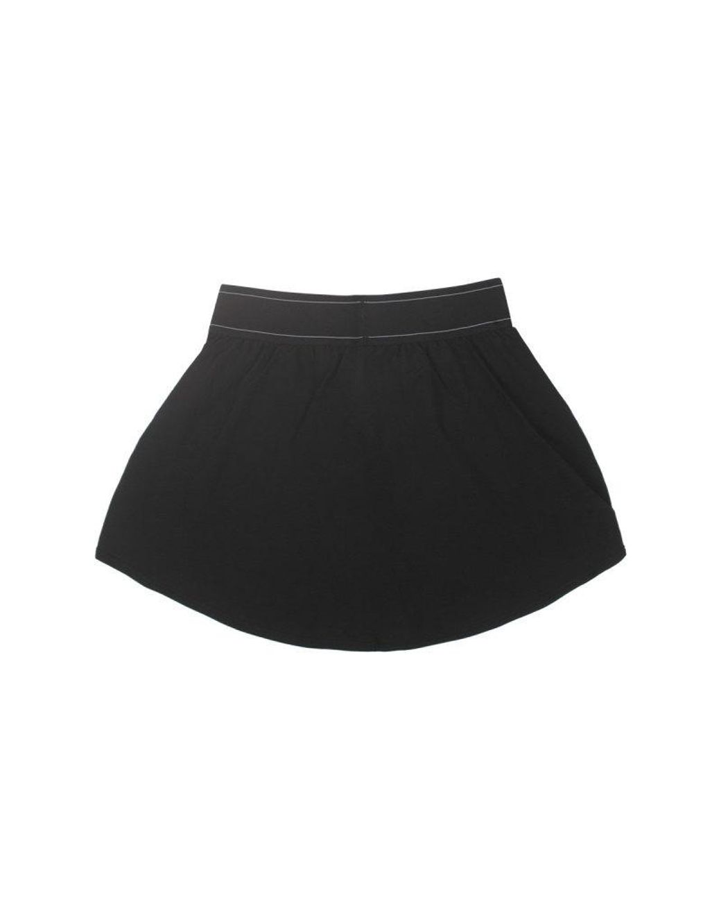 Alo Yoga Black Logo Waist Skirt