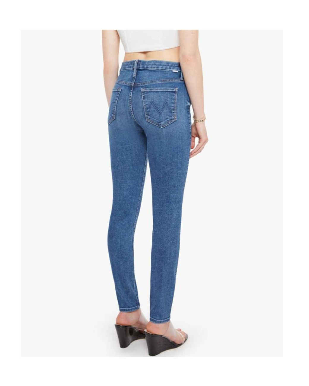 Mother Blue High-Waisted Jeans