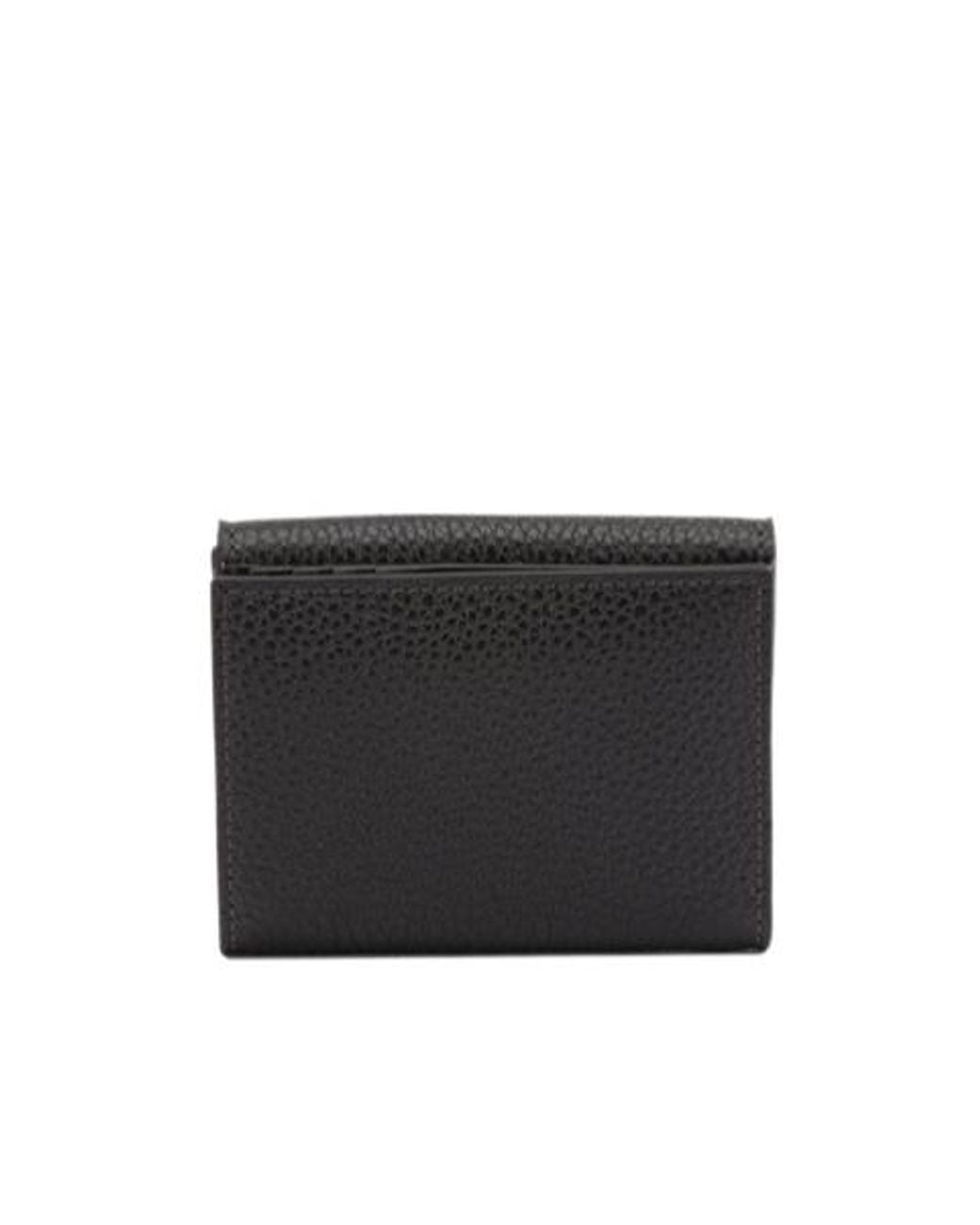 Etro Black Pony Buckle Wallet