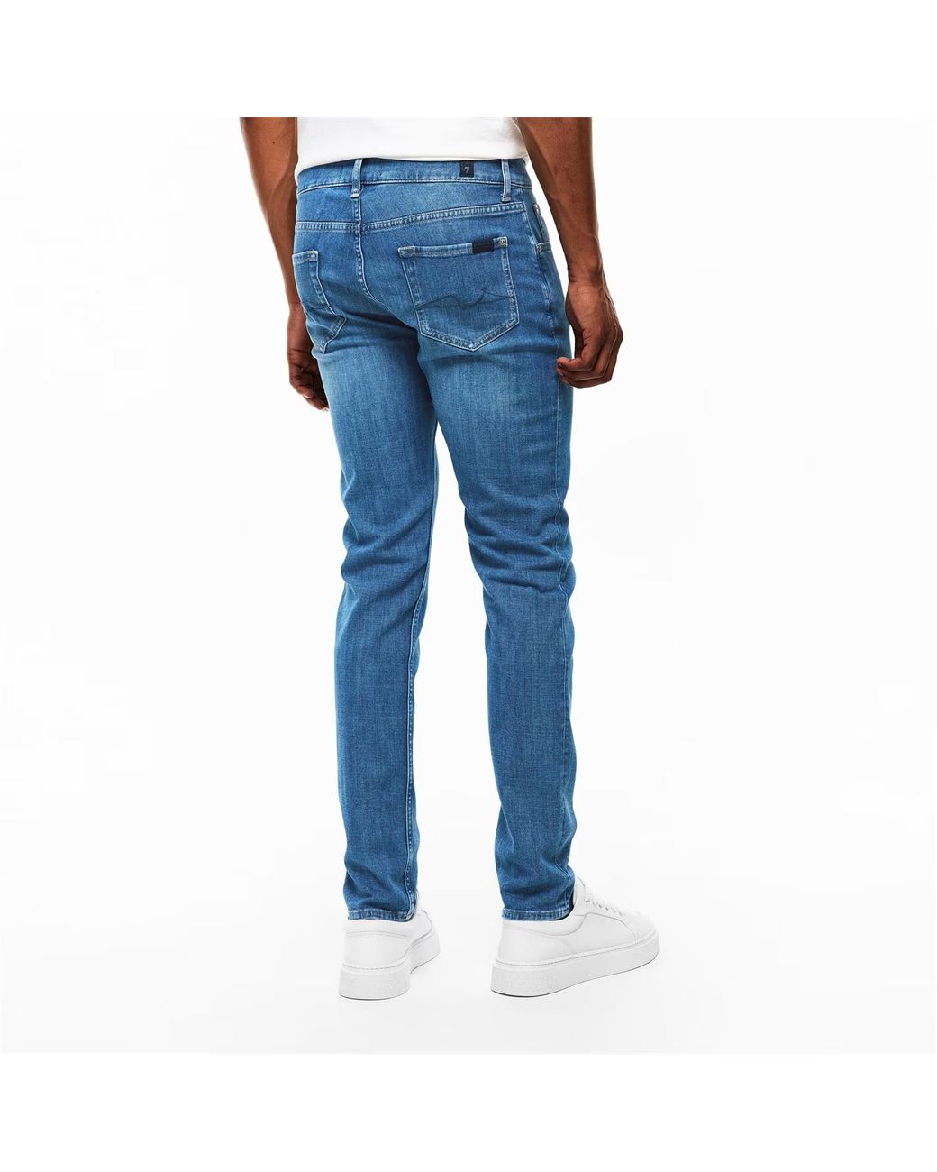 7 For All Mankind Blue 7Fam Slimmy Tapered Sn62 for men