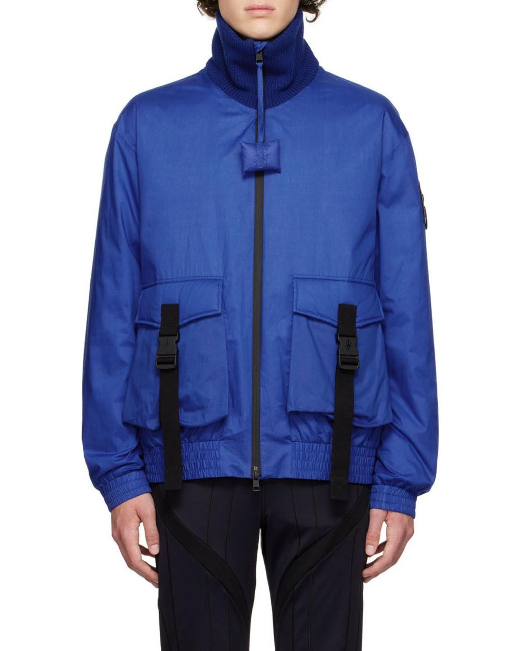 Moncler Blue X Jw Anderson Short Padded Jacket for men