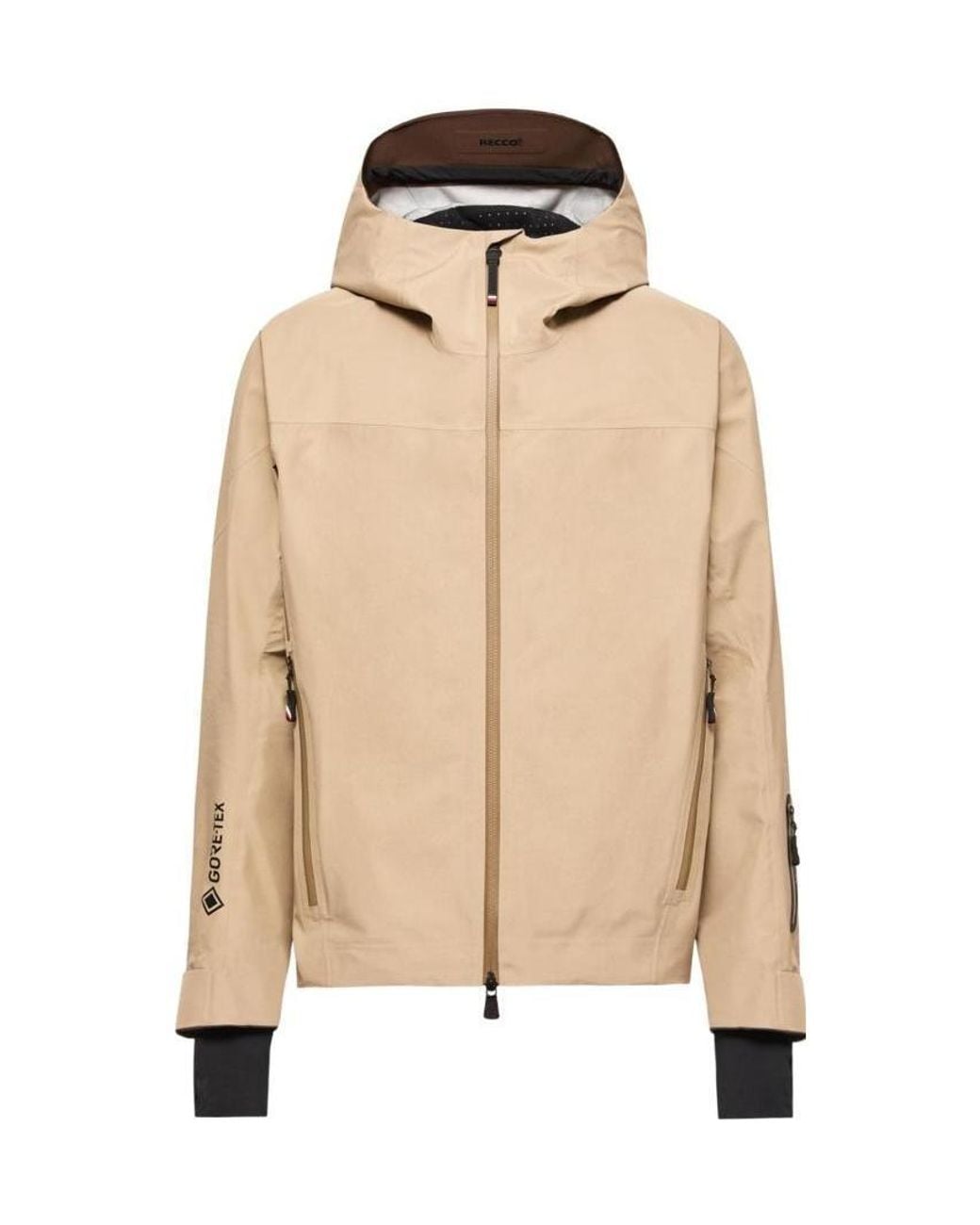 Moncler Natural Hinterburgs Hooded Gore-Tex Ski Shell Jacket for men