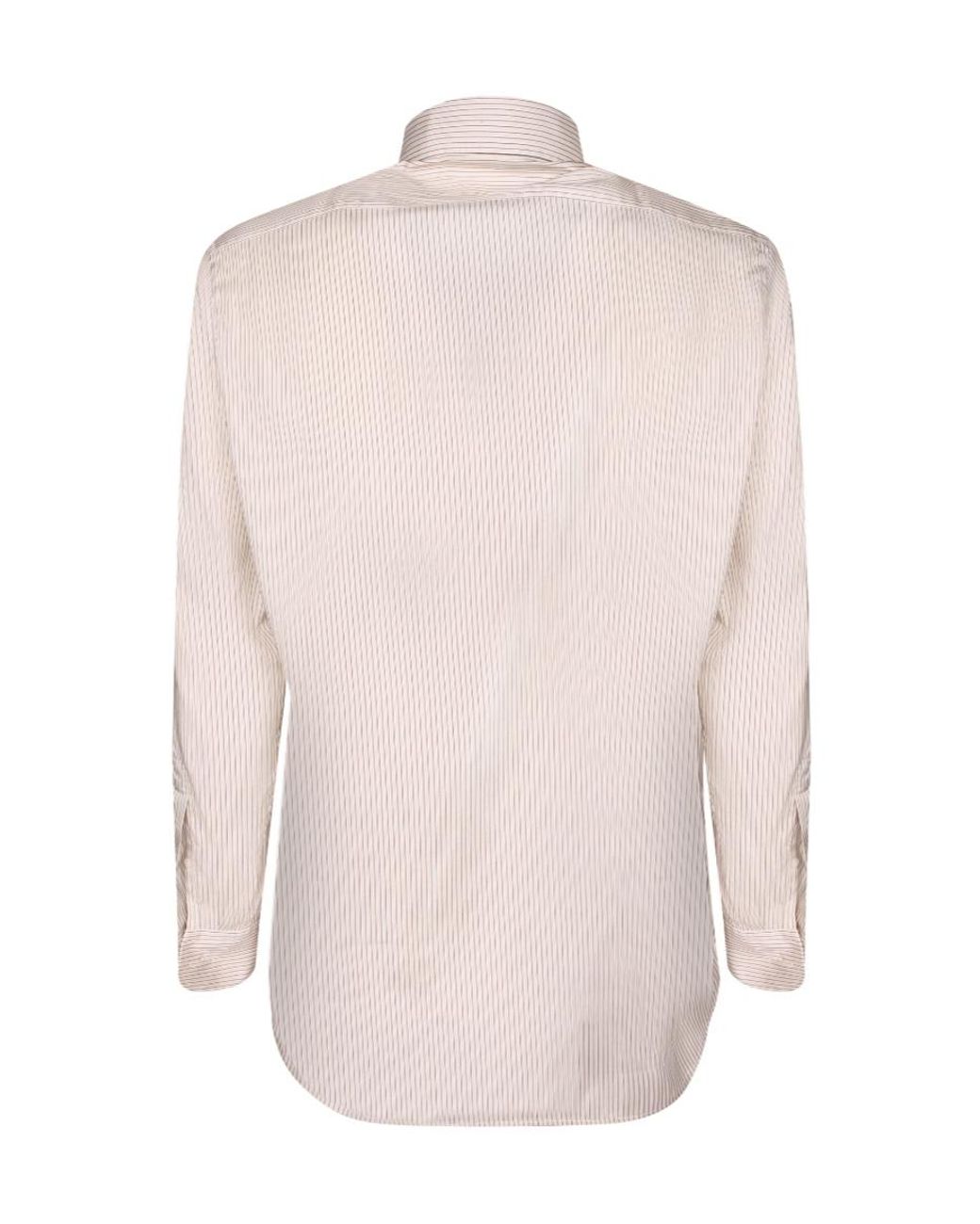 Lardini Pink Striped Shirt for men