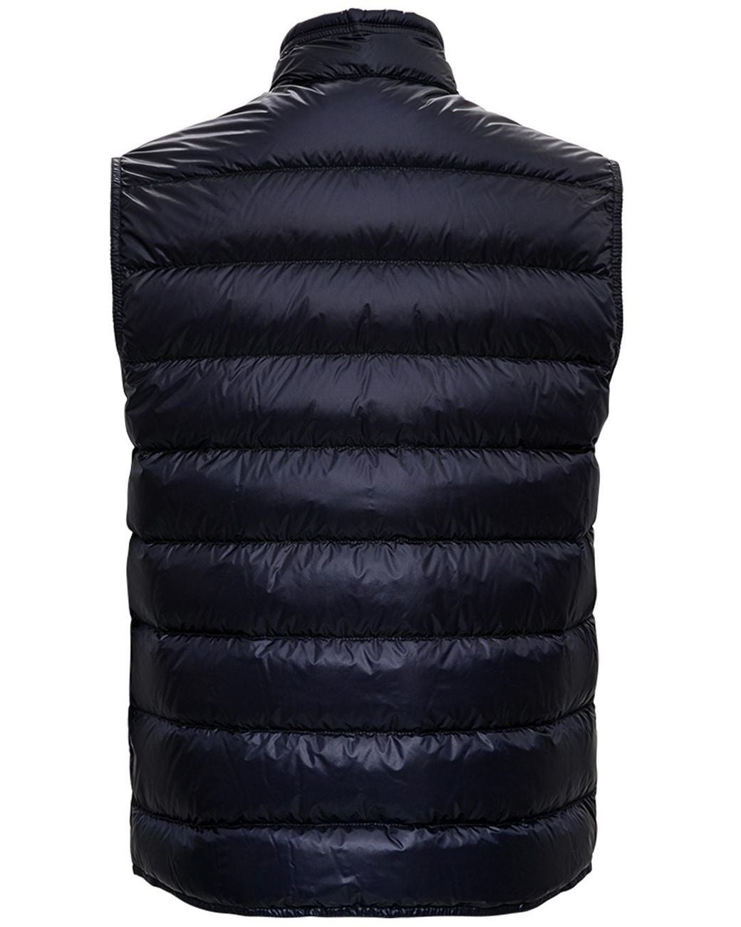 Moncler Blue Vests for men
