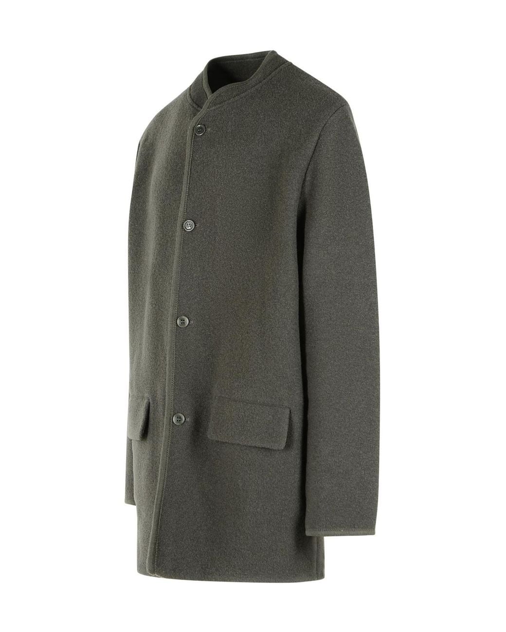 Rier Gray Long-Sleeved Coat for men