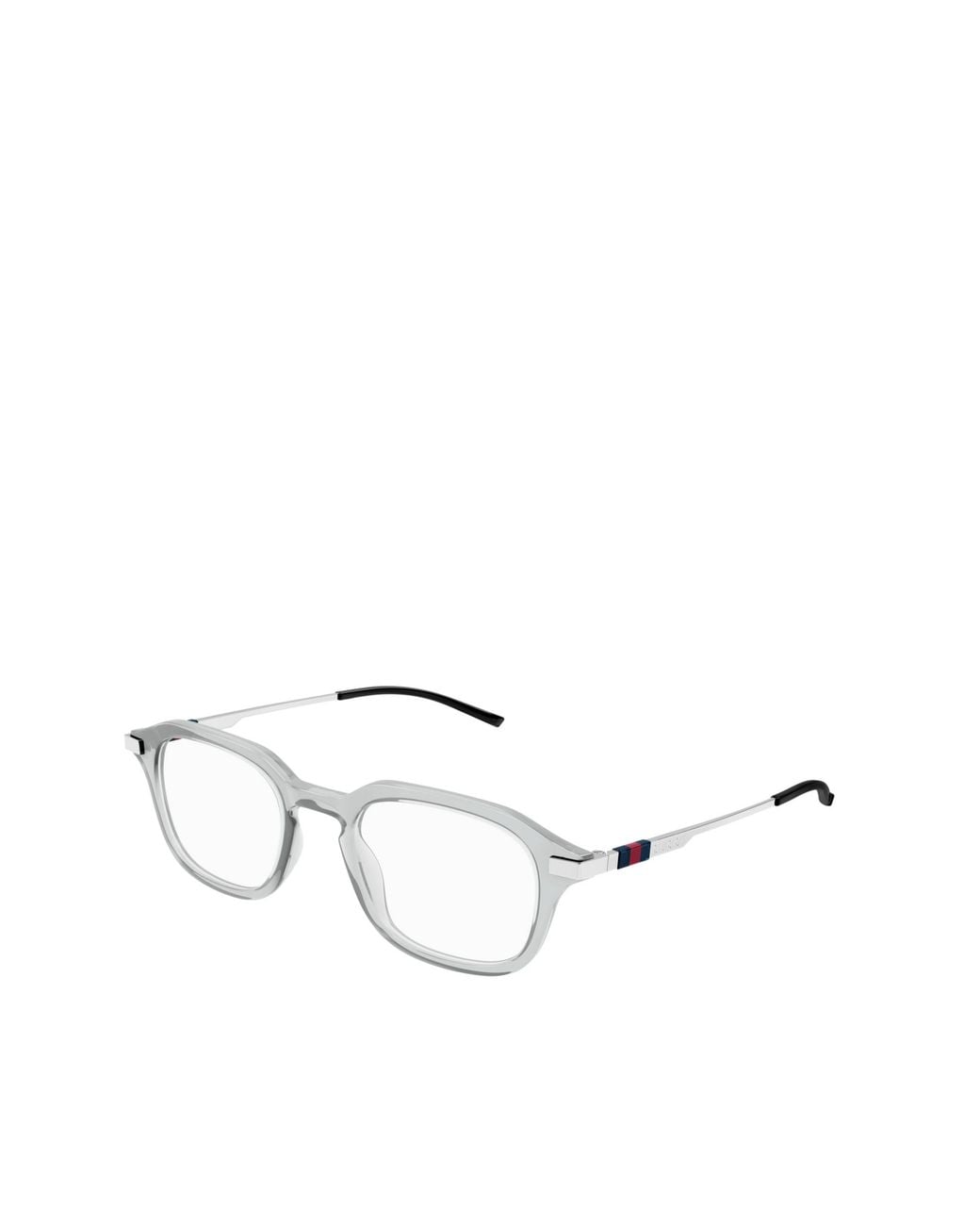 Gucci Metallic Eyewear	Square Frame Glasses for men